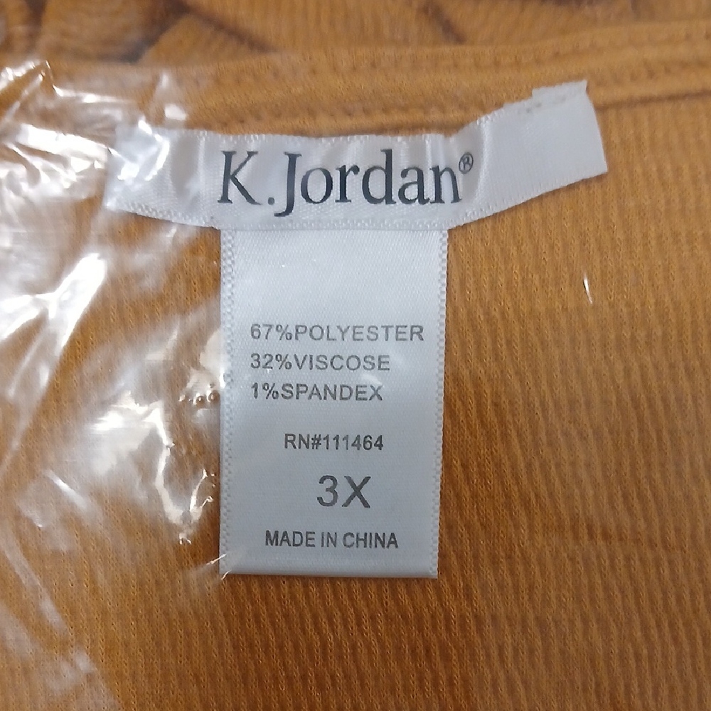K Jordan 3X Ribbed Tier Tank - Picture 3 of 4